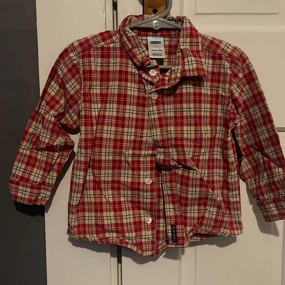 Old navy plaid button down